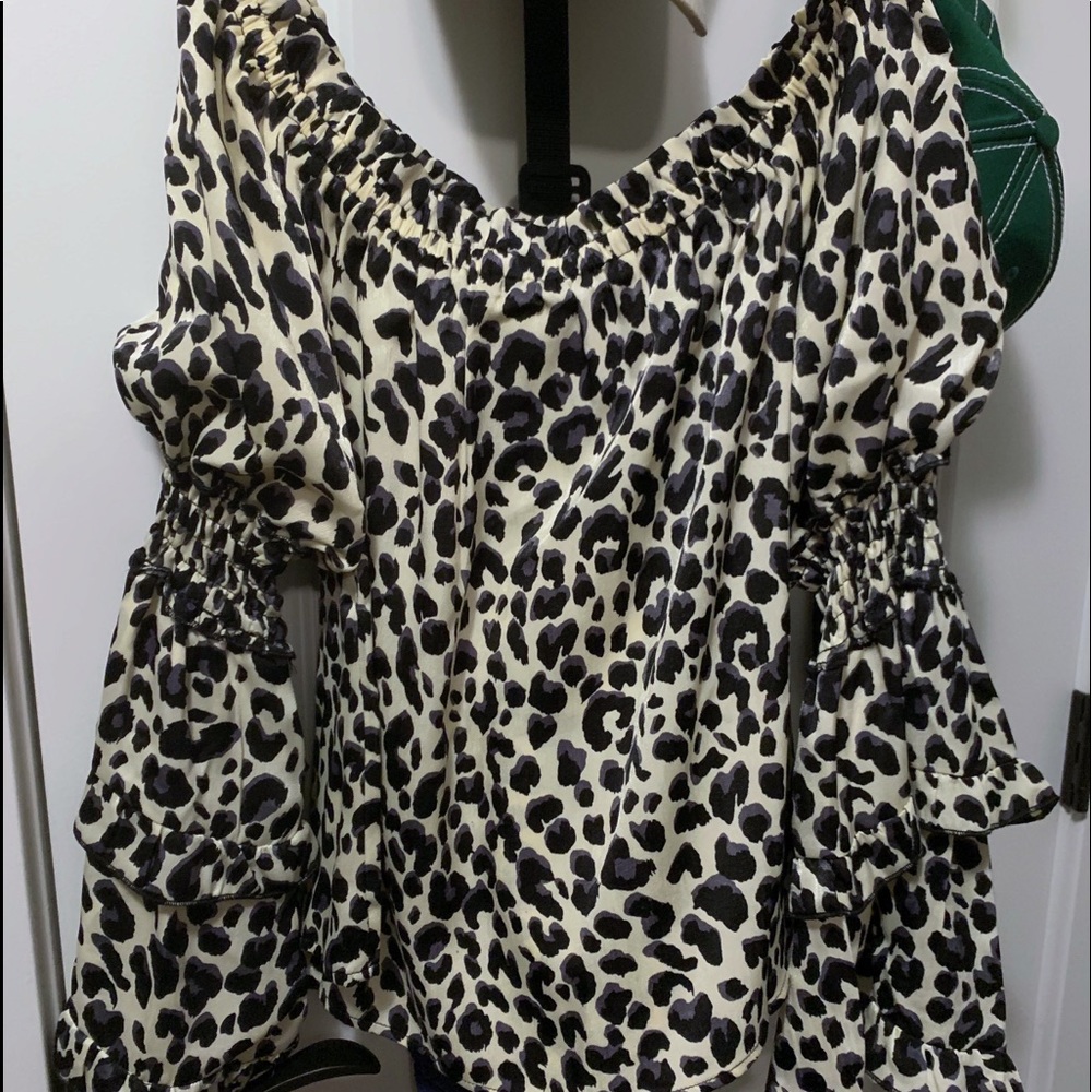 Pink Lily Off the Shoulder Top